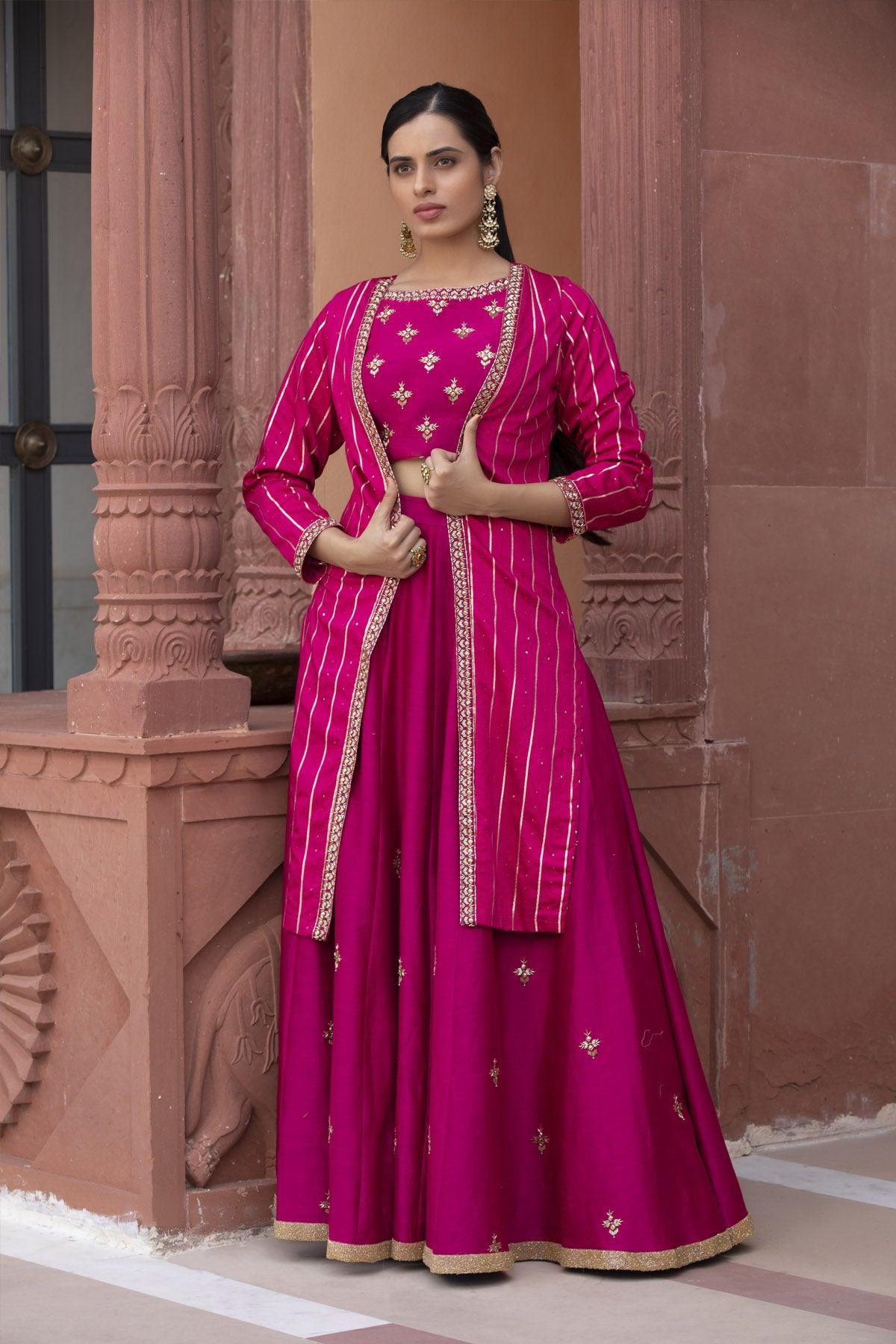 Enticing Royal Bandh Gala Suit Set