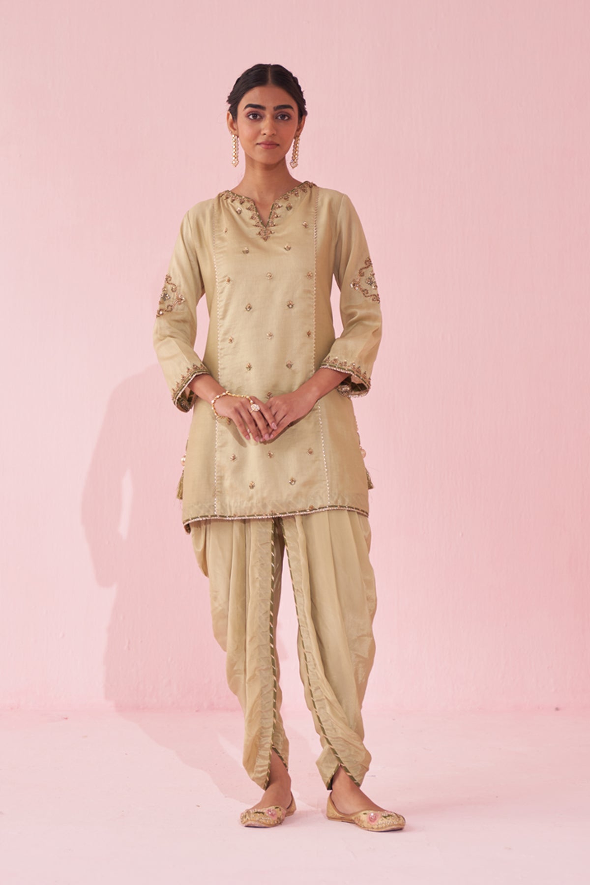 GEETA GREEN KURTA SET