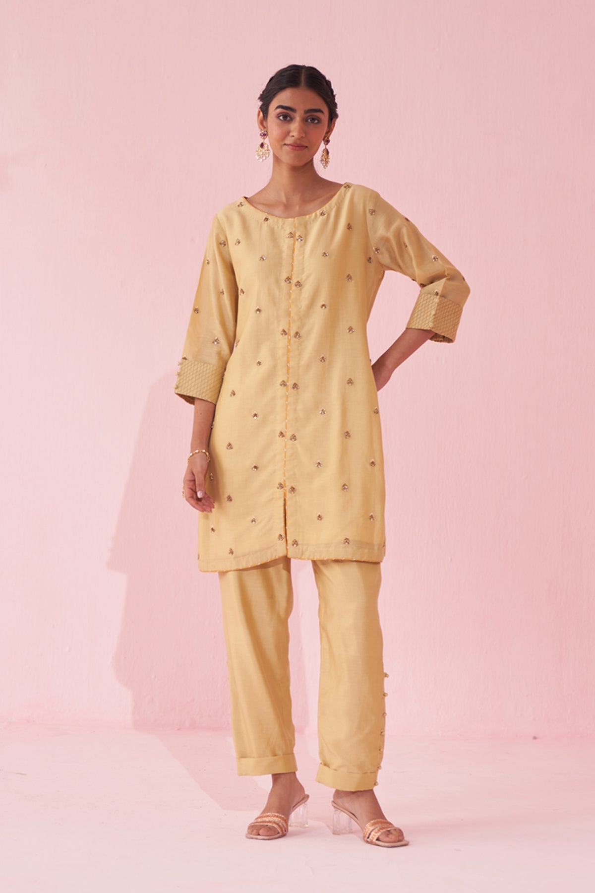 GULBADAM YELLOW CO-ORD SET