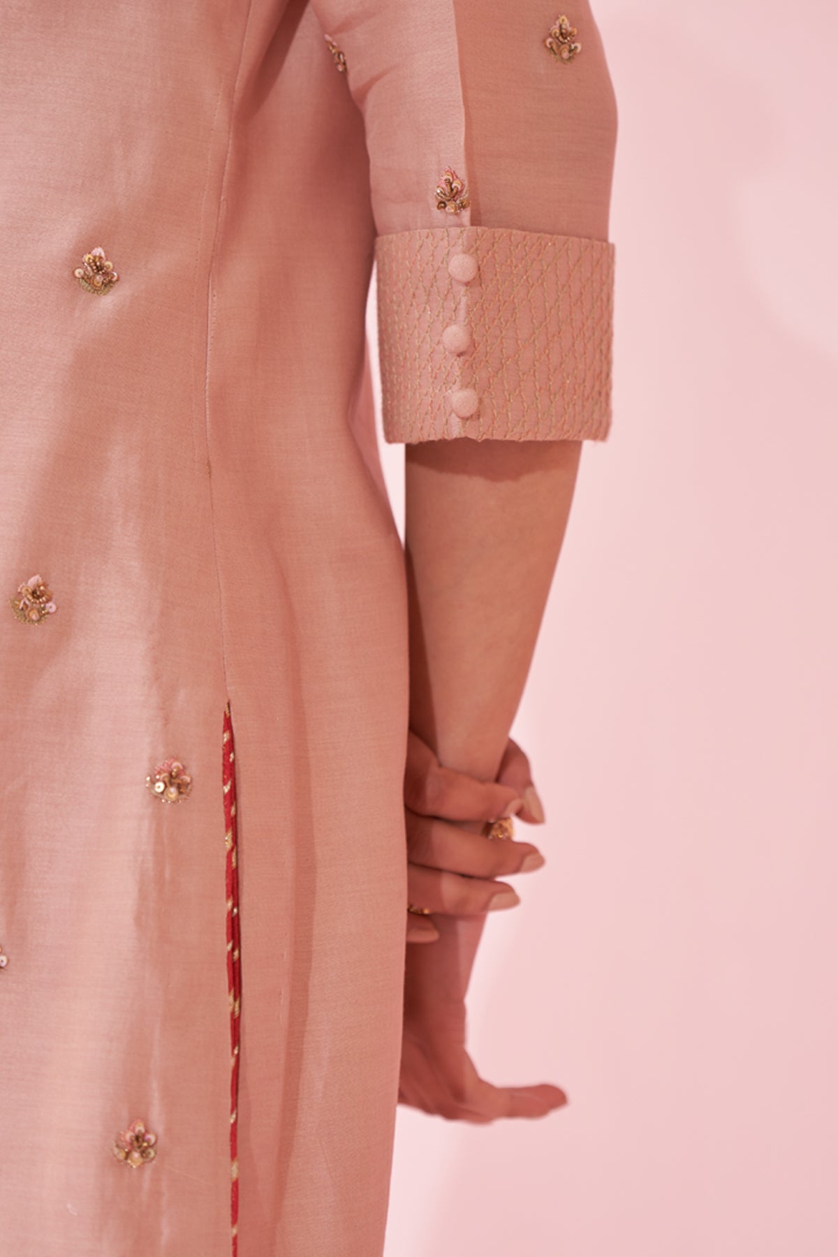 GULBADAM BLUSH PINK CO-ORD SET