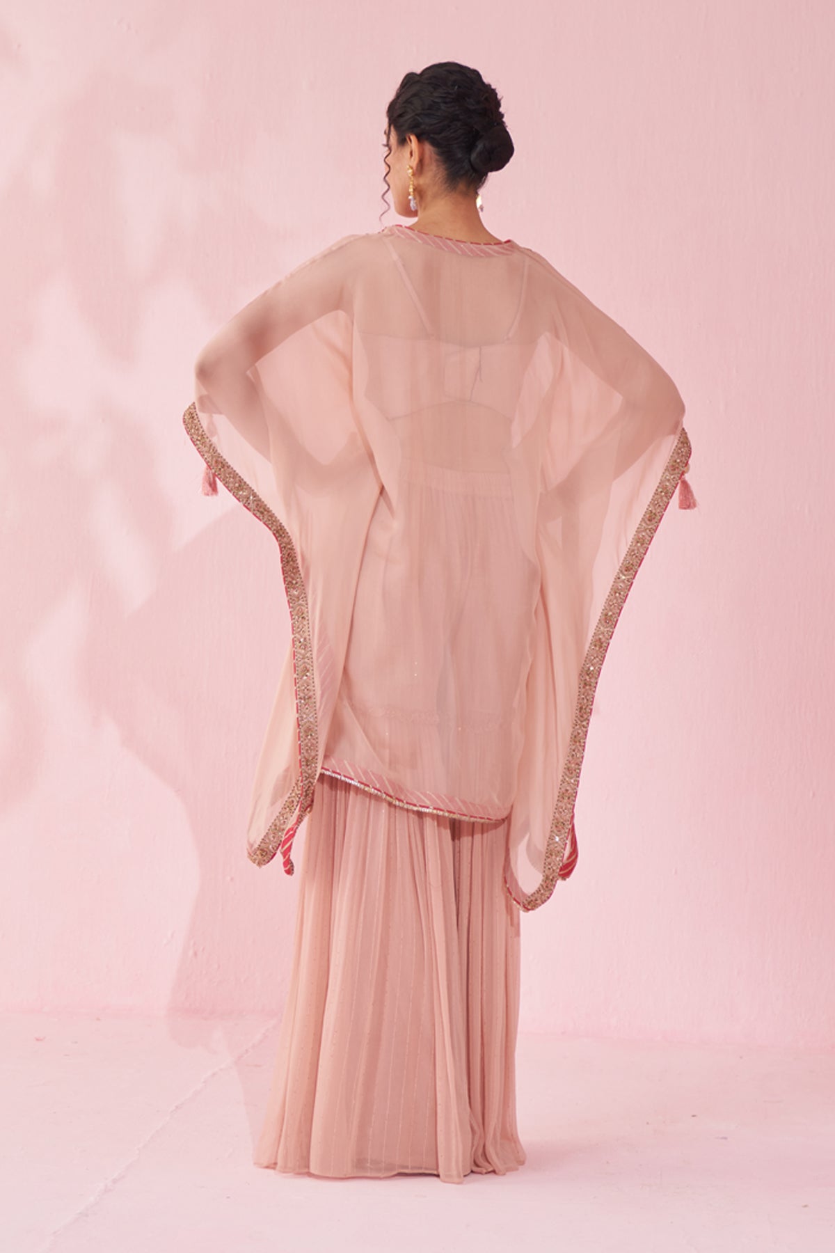 GULBAGH BLUSH PINK KAFTAN SET