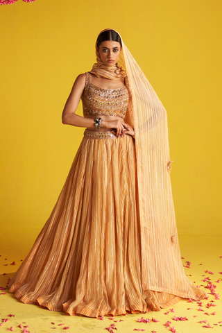 JYOTI YELLOW LEHENGA SET