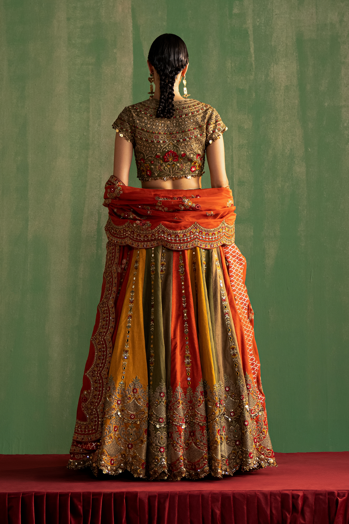 AROHI MULTI COLOR LEHENGA SET