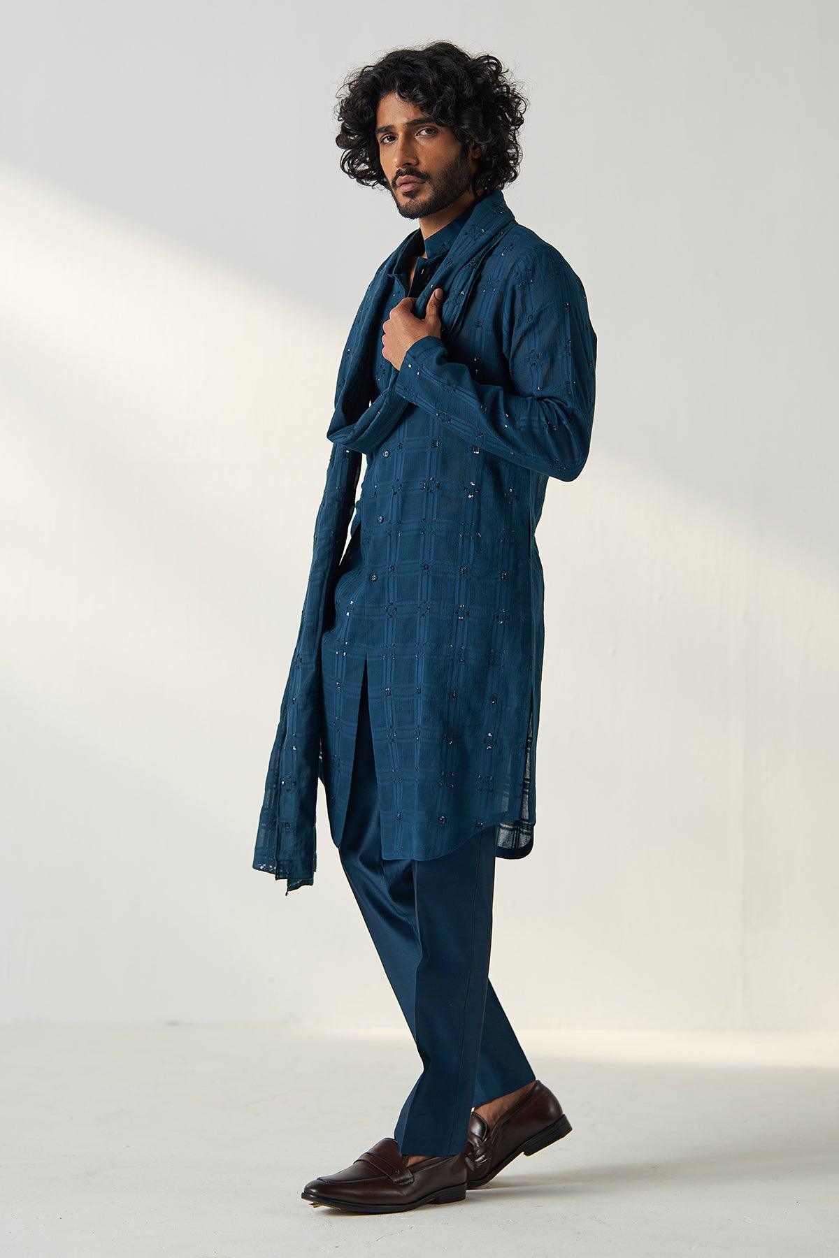 AYAAN KURTA PANT STOLE SET - Studio Bagechaa