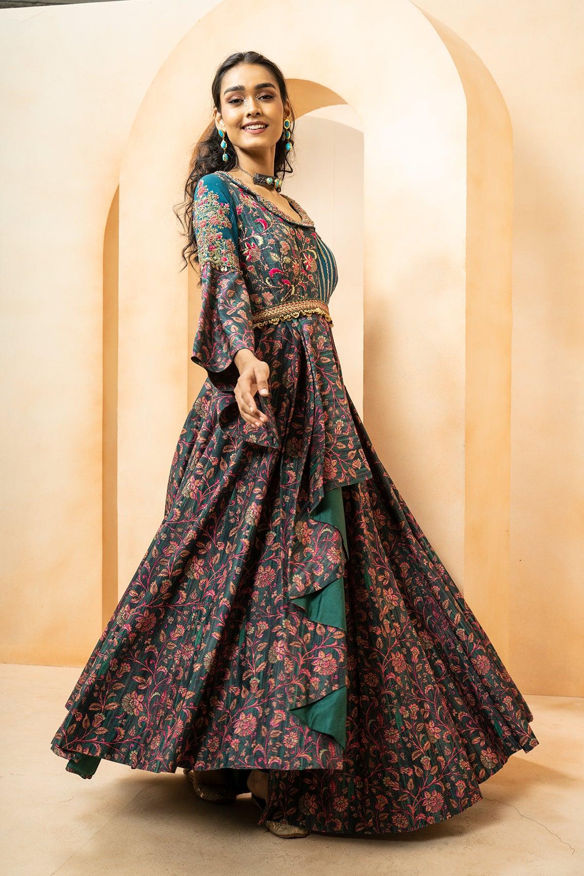 Kalamkari anarkali clearance dress