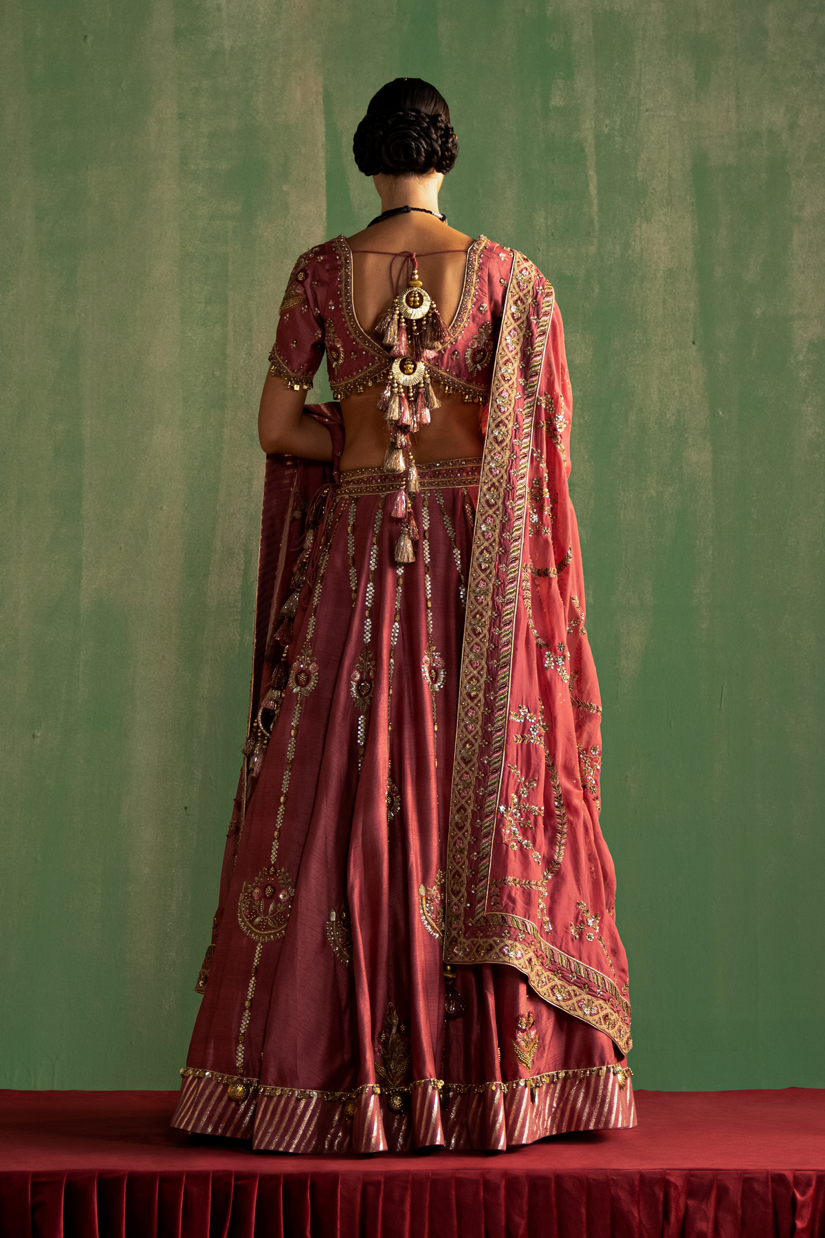 TARINI MAUVE PINK LEHENGA SET