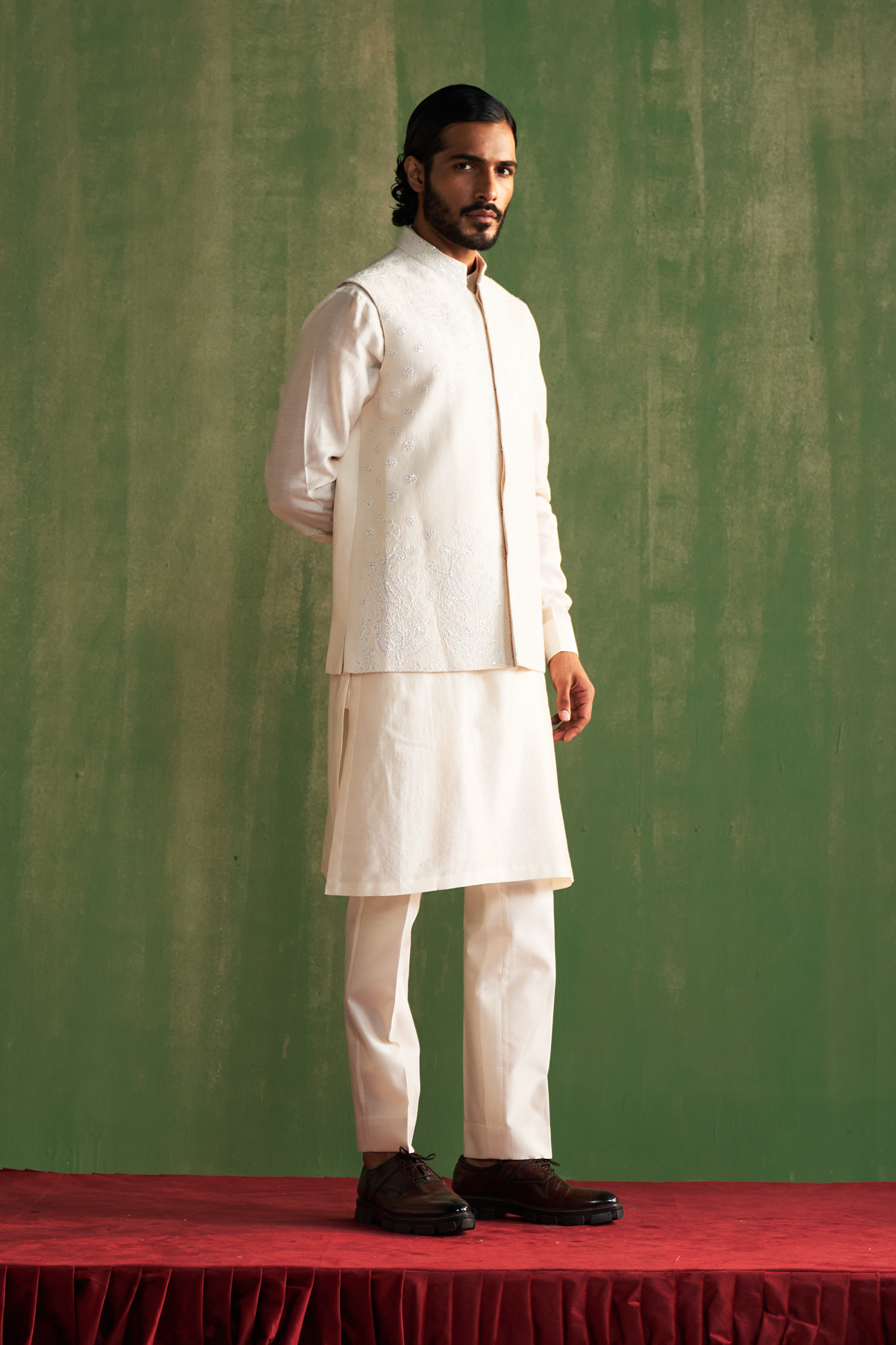 DEVANSH IVORY BUNDI SET