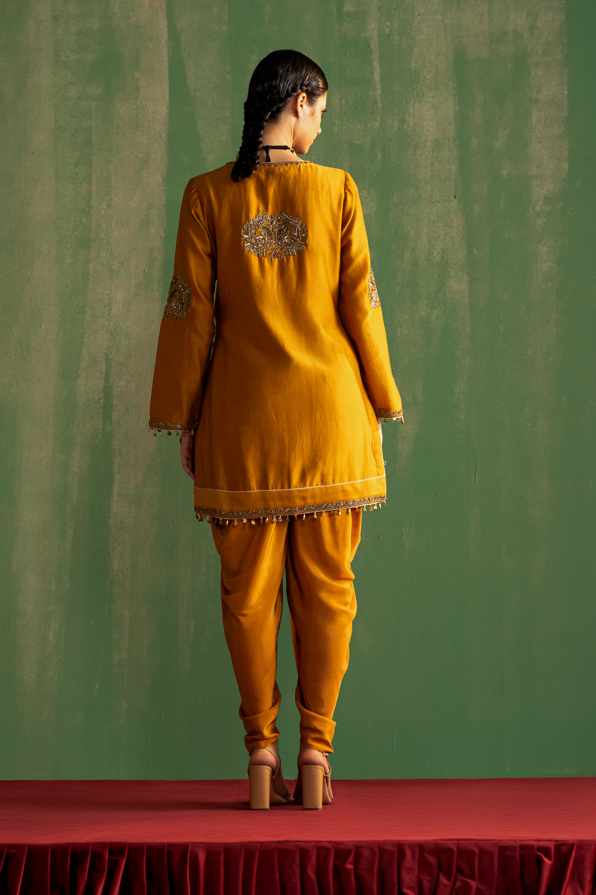 VANYA MUSTARD TULIP PANT SET